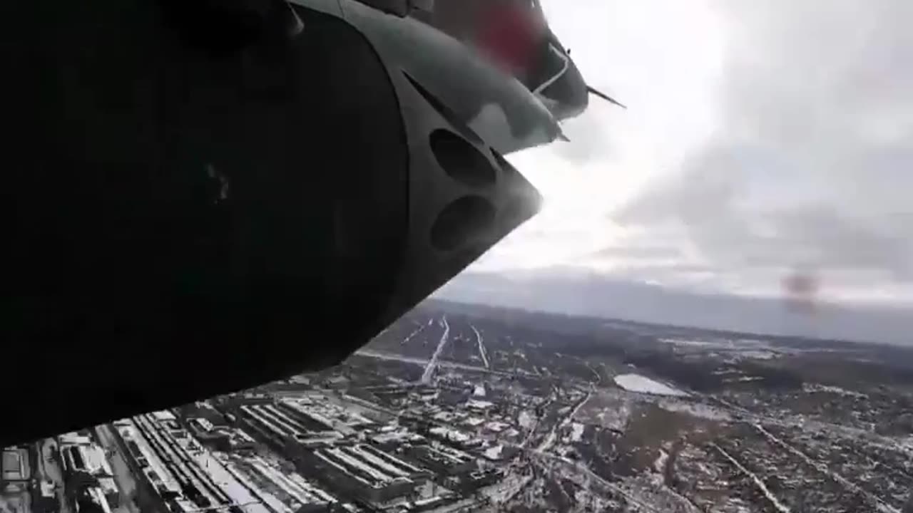 Su-25 attack aircraft of the Russian Aerospace Forces attacking enemy units