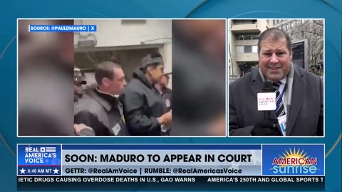 MADURO SET FOR NOON ARRAIGNMENT