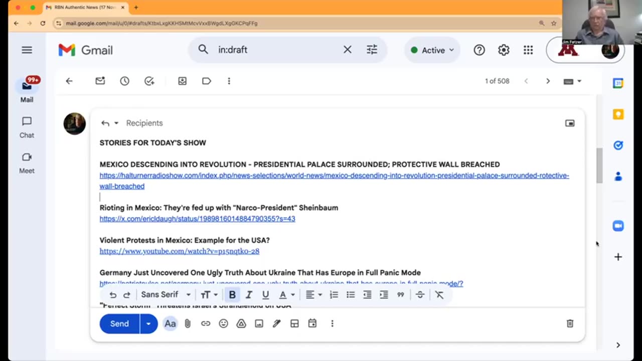 RBN Authentic News (17 November 2025)