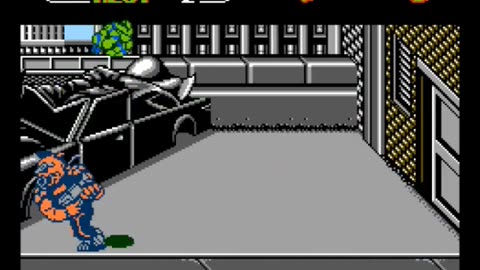 TMNT II NES Port: Bebop Boss Battle