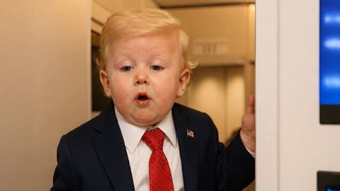 🇺🇸 🦅 President Trump on Air Force One 👑 “I’m Not a King - I Work My Ass Off"