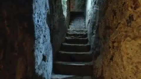 A man knocked down a basement wall, finding a 2,000-year-old underground vity