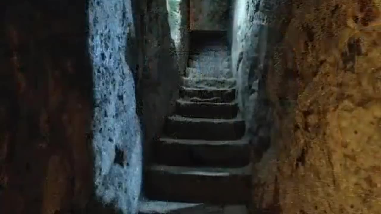 A man knocked down a basement wall, finding a 2,000-year-old underground vity