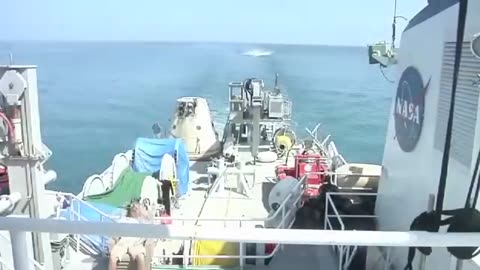 Shuttle's Boosters Recovered In HD