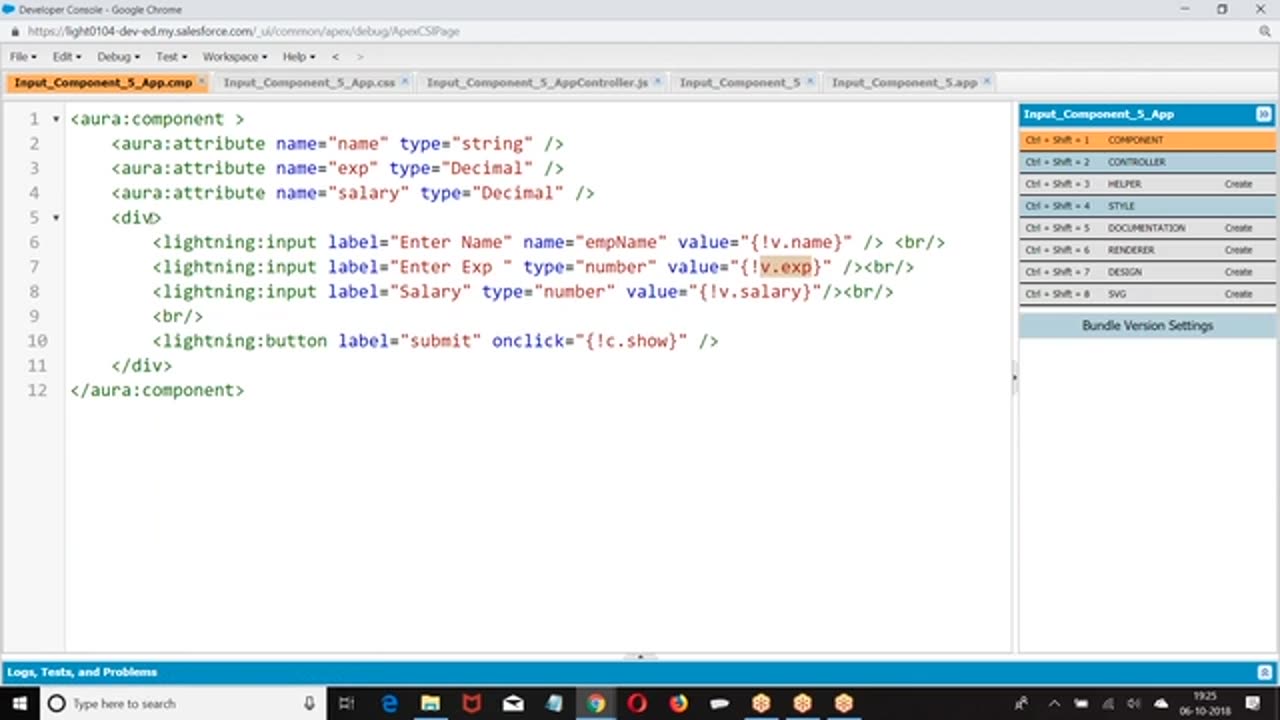 Salesforce Aura Components Video-Session-5. Lightnig Accordian