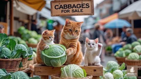 Mama Cat Works Hard at the Fried Chicken Shop to Buy Kitten a Dream Toy Excavator Car! 🐱🍗🚜