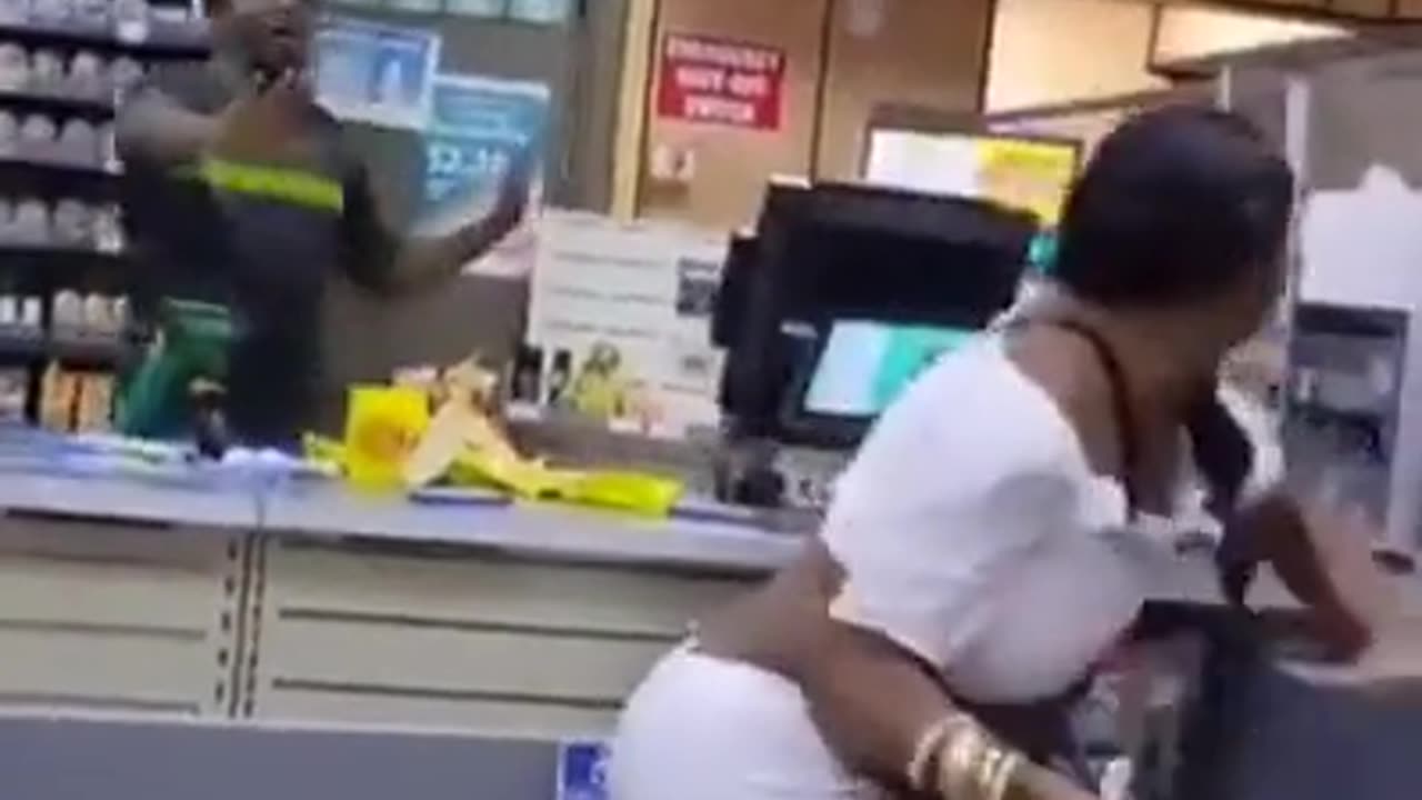 Angry Ratchet Throws Bananas at Workers