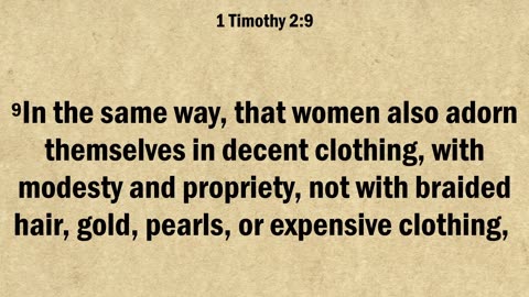 1 Timothy 2