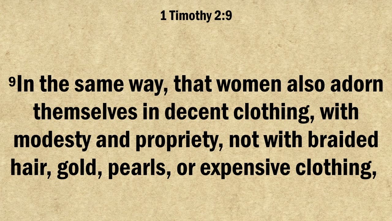 1 Timothy 2