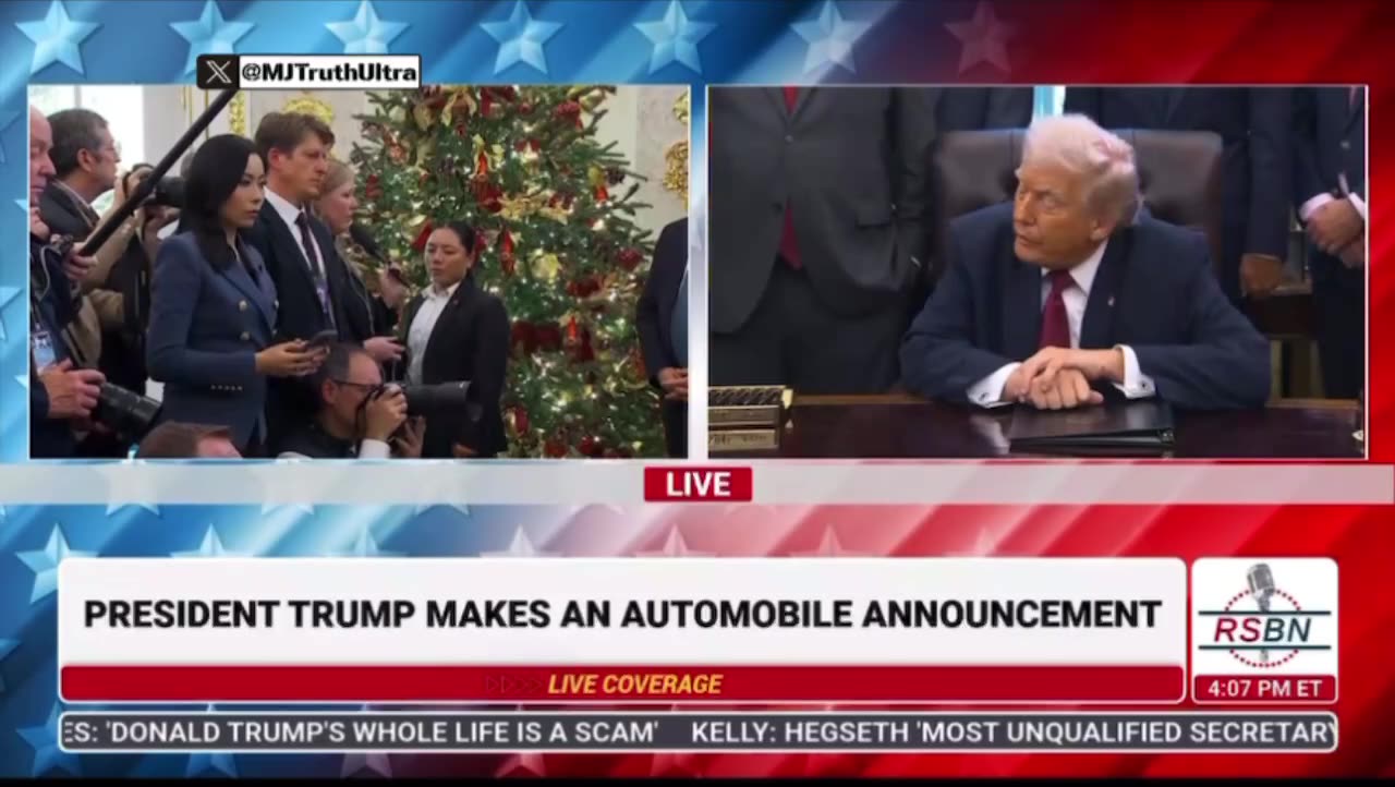 Trump to Brian Glenn, MTG’s Boo: — “We love you Brian. He’s a good man.”