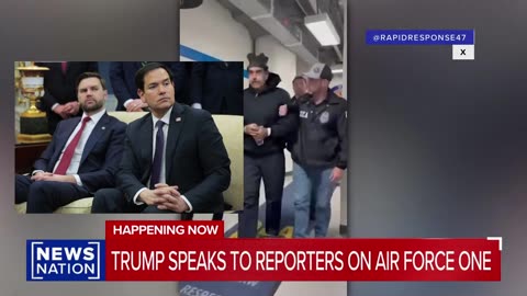 Trump Shuts Down Reporter Trying to Create a Wedge Between Rubio and Vance