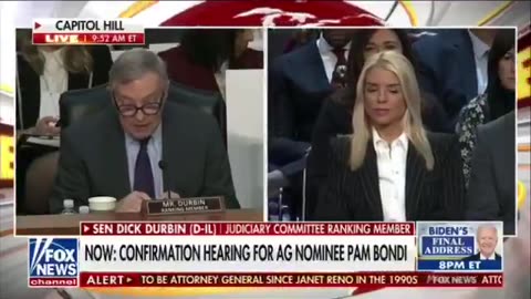 Sen Dick Durbin questions Pam Bondi about Kash Patel