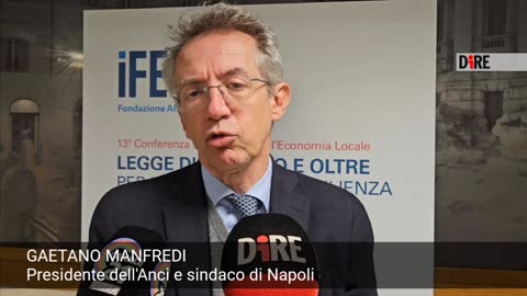 Roma - FISCO. MANFREDI: SU RISCOSSIONE COMUNI SERVE ORGANIZZAZIONE NAZIONALE (30.01.25)