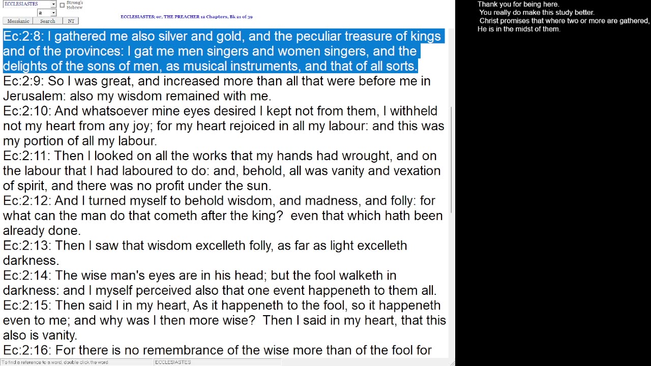 ECCLESIASTES 2