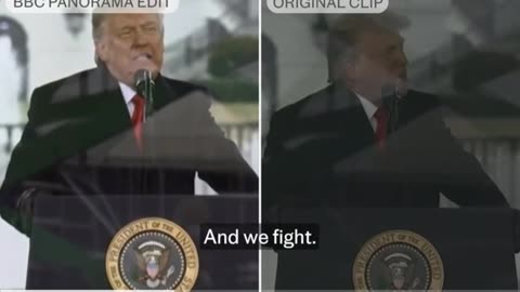 BBC Caught EDITING Trump's January 6 Speech to Make It Sound Like He Encouraged Rioting