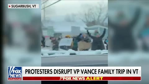 Pro-Ukraine Protesters Disrupt Vance Family's Ski Trip