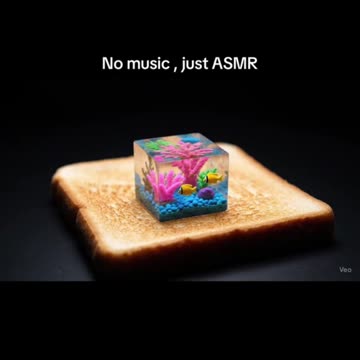 Spreading Cubes Like Butter *ASMR* #oddlysatisfying #asmr #satisfying
