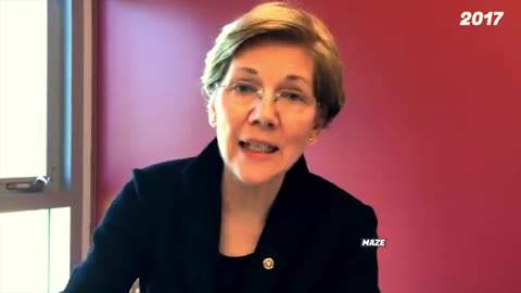 Warren in 2017: Trump may be innocent, but let's investigate him and see what happens. 