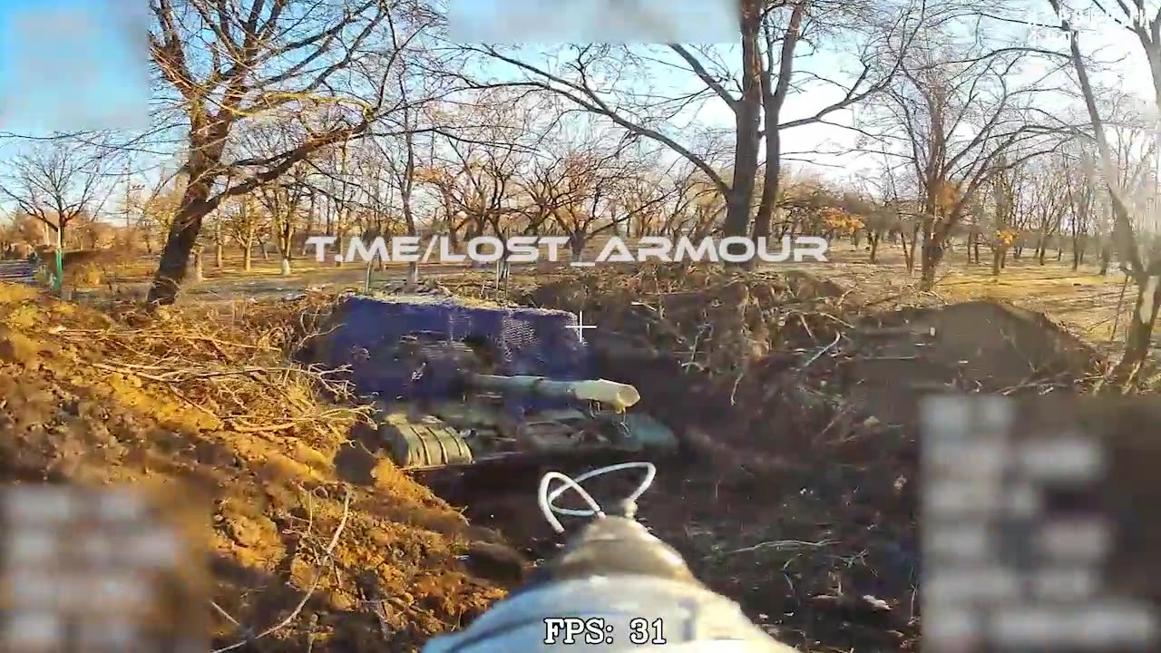 A T-72EA tank of the Armed Forces of Ukraine destroyed