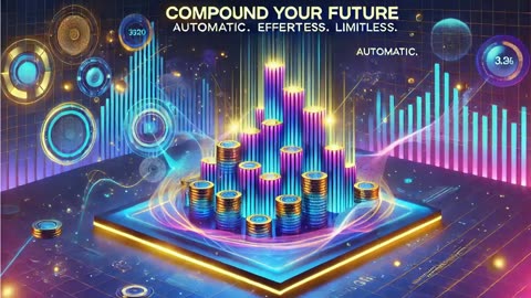 VERITAS VAULT (dall.e image) COMPOUNDING AUTOMATED STAKING PROFITS (teaser 001) TOP TEAM ROB BUSER