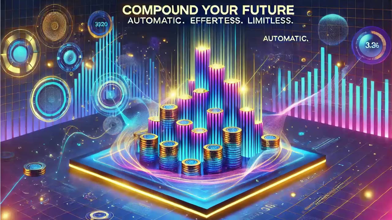 VERITAS VAULT (dall.e image) COMPOUNDING AUTOMATED STAKING PROFITS (teaser 001) TOP TEAM ROB BUSER