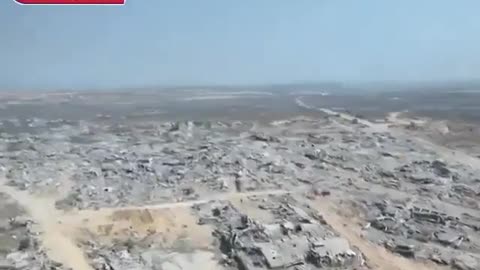 Israeli drone footage shows scale of Israel's ethnic cleansing in Gaza