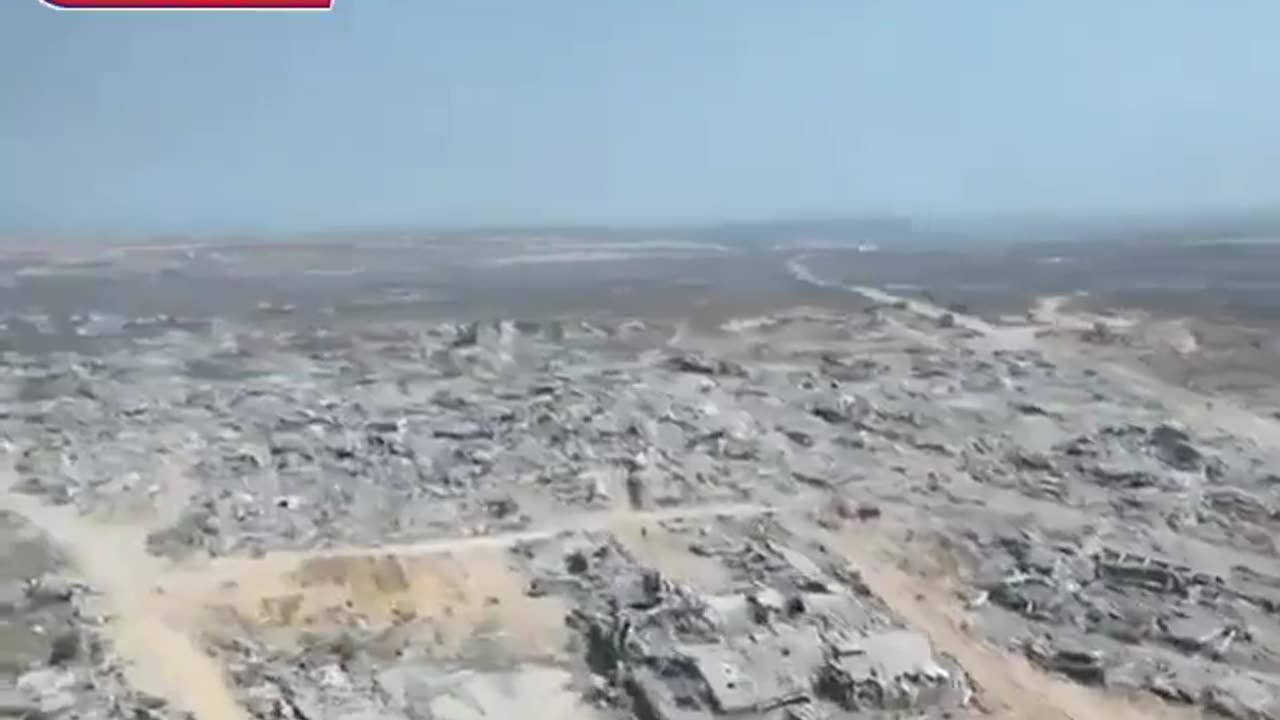 Israeli drone footage shows scale of Israels ethnic cleansing in Gaza