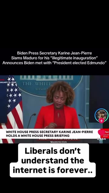 Throwback | Flashback (KJP,1% Joe’s Press Secretary, On Maduro’s Election & Inauguration In 20