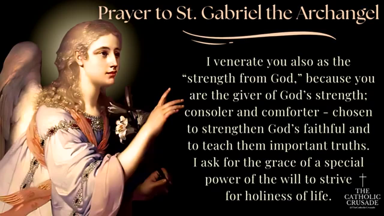 prayer to st gabriel the archangel