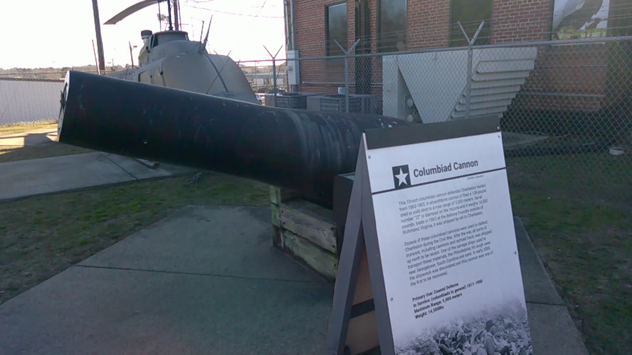 Cannon that protected the Charleston S.C. Harbor