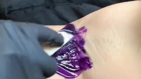 Underarm Waxing with Sexy Smooth Purple Seduction Hard Wax | @casssandrahhhh