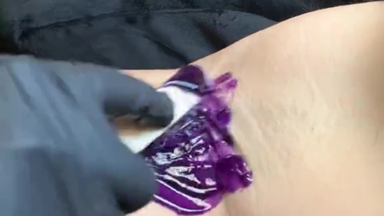 Underarm Waxing with Sexy Smooth Purple Seduction Hard Wax | @casssandrahhhh