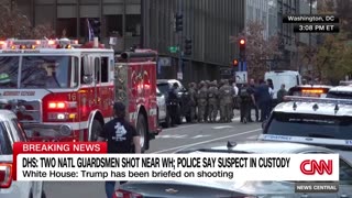 DHS: Two National Guardsmen shot near White House; police say suspect in custody