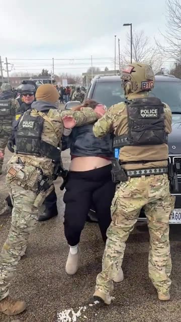 Caught on Video: Anti-ICE Protester Allegedly Hits Border Patrol SUV Before Being Taken Down