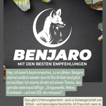 🍀 Endlich ist es soweit! #benjaro ist wieder da - Thema #CDL
