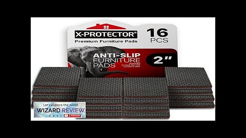 X-PROTECTOR Non Slip Furniture Pads 16 Premium Furniture Grippers 2"! Self-Adhesive Review