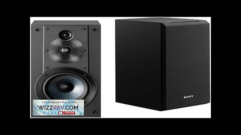 Sony SSCS5 3-Way 3-Driver Bookshelf Speaker System (Pair) Black Review