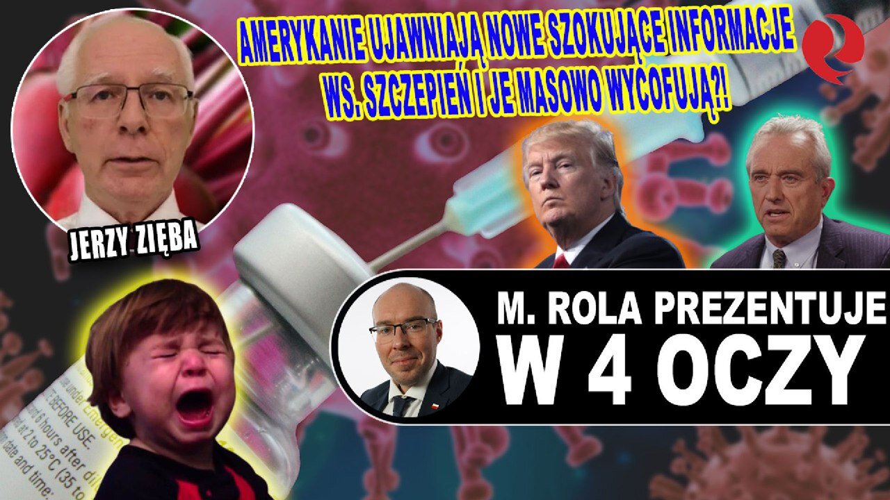 Amerykanie ujawniają nowe SZOKUJĄCE INFORMACJE ws. szczepień i je masowo wycofują?! J. Zięba u M. Roli!