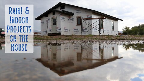 Blessed With Rainfall! Inside House Building Projects - Making a Way to Access the Cellar