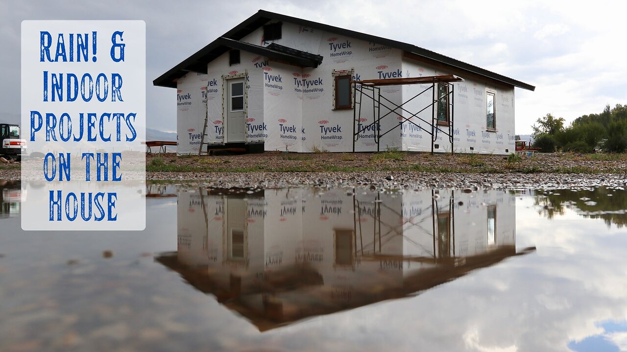 Blessed With Rainfall! Inside House Building Projects - Making a Way to Access the Cellar