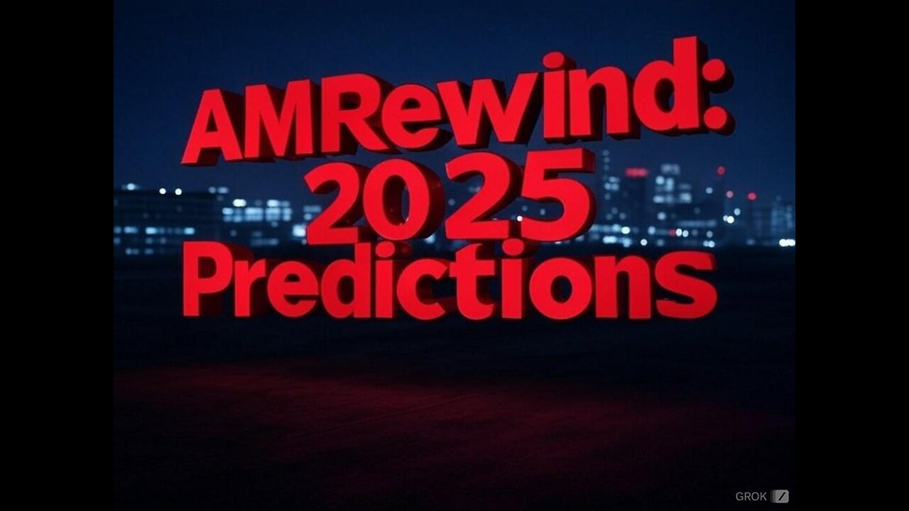 AMRewind XSpace: 2025 Predictions w/ Dustin, The Thinker & More!