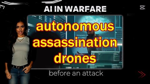 democrat party uses a swarm of autonomous assassination drones