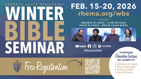 26.02.15 | Sunday 6pm | Pastor Kenneth W. Hagin | Kenneth Hagin Ministries' Winter Bible Seminar