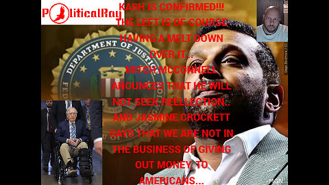 Kash is confirmed to Director of the FBI!!! Jasmine Crockett says we don't get our tax dollars back