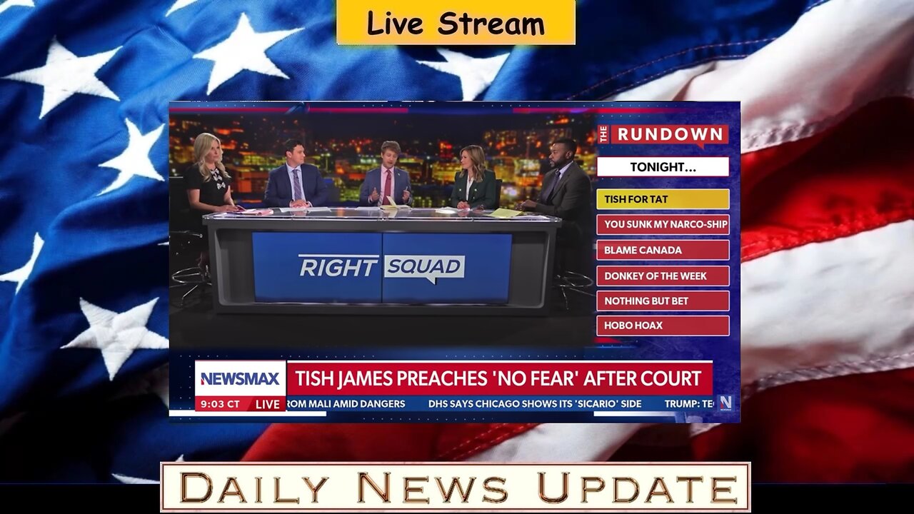 x511a: Newsmax - Letitia James refuses to take accountability for her actions | The Right Squad