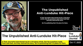 The Unpublished Anti-Lunduke Hit-Piece