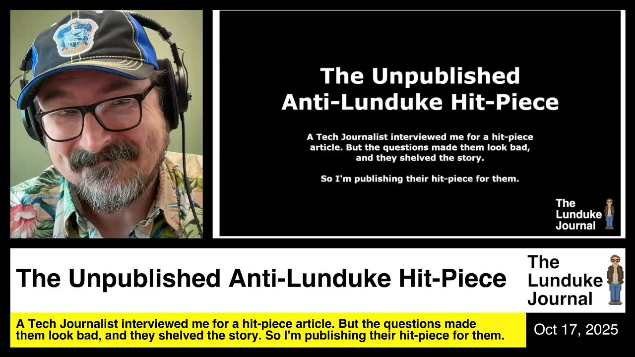 The Unpublished Anti-Lunduke Hit-Piece