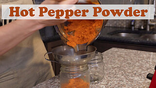 How to Make Hot Pepper Powder