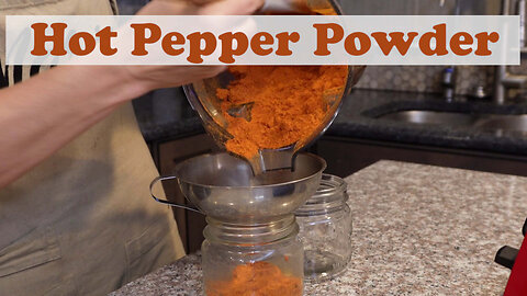 How to Make Hot Pepper Powder