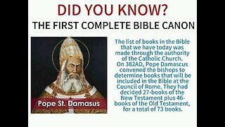 BOOKS OF THE BIBLE & ROLE OF THE COUNCILS: ANTI TRINITARIAN ARGUMENT 1 JOHN 5:7 #truth #jesus #mary